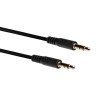 Cable auxiliar audio Vorago CAB-A01B negro 3.5mm a 3.5 mm