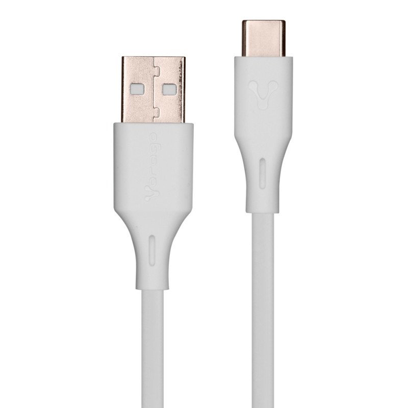 Cable Vorago cab-c01w USB-tipo c 1 metro carga rápida blanco