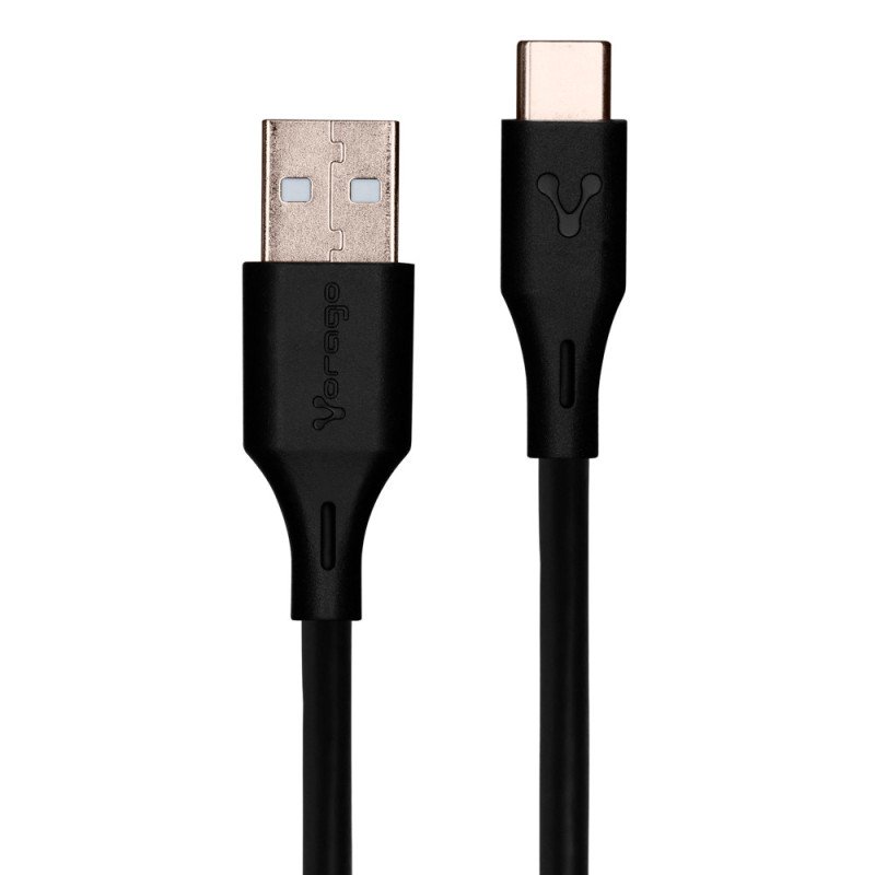 Cable Vorago CAB-C02B USB- tipo c 2 metros negro