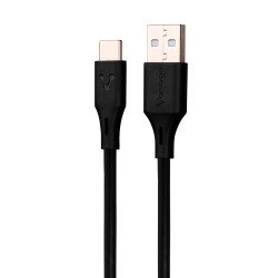 Cable Vorago CAB-C02B USB- tipo c 2 metros negro