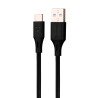 Cable Vorago CAB-C02B USB- tipo c 2 metros negro