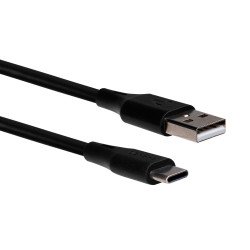 Cable Vorago CAB-C02B USB- tipo c 2 metros negro
