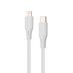 Cable Vorago CAB-CL01W tipo c- Lightning 20w 1 metro carga rápida blanco