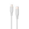 Cable Vorago CAB-CL01W tipo c- Lightning 20w 1 metro carga rápida blanco