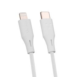 Cable Vorago CAB-CL01W tipo c- Lightning 20w 1 metro carga rápida blanco