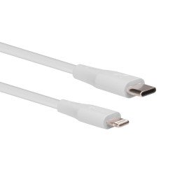 Cable Vorago CAB-CL01W tipo c- Lightning 20w 1 metro carga rápida blanco