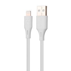Cables USB Vorago cab-l01w, USB a, Lightning, 1 m, blanco
