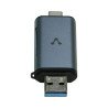 Lector de memorias Vorago cr-350 SD micro SD USB 3.0 y tipo c otg