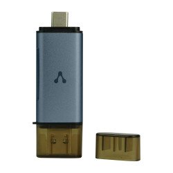 Lector de memorias Vorago cr-350 SD micro SD USB 3.0 y tipo c otg