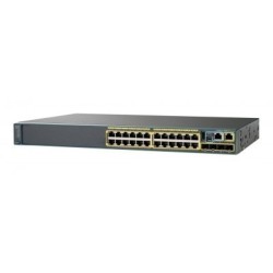 Switch Cisco gigabit Ethernet Catalyst 2960-X, 10/100/1000mbps, 216 GBit/s, 24 puertos - gestionado