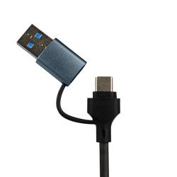 Concentrador hub Vorago hu-205 Slim 3 tipo c + 1 USB 3.0 adaptador c y USB