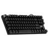 Teclado Vorago Start the game kb-600 mecánico TKL RGB rainbow software negro