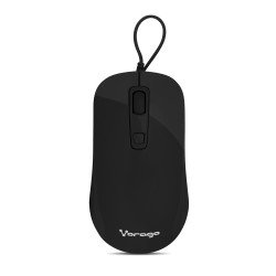 Mouse Alámbrico Vorago MO-102 - Negro, 4 Botones, USB, 1, 000 / 1, 600 DPIs