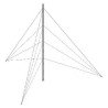 Kit de Torre Arriostrada de Piso de 12 m Altura con Tramo STZ35G Galvanizada en Caliente.