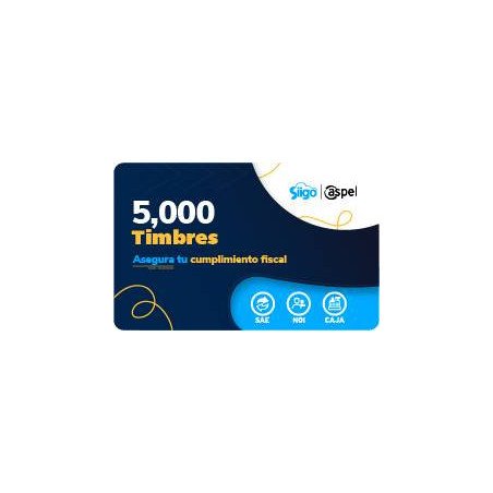 5000 timbres (para facture, caja, SAE o NOI) (electrónico)