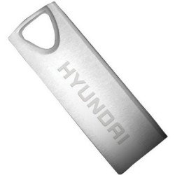 Memoria USB Hyundai U2BK/16GAS - Plata, 16 GB, USB 2.0, 10 MB/s, 3 MB/s