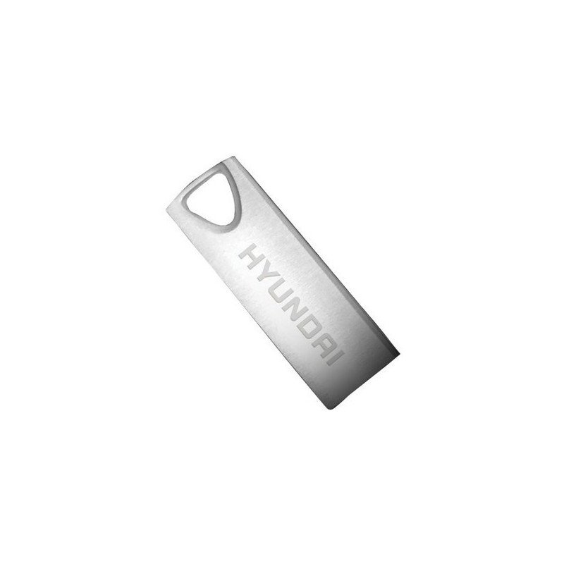 Memoria USB Hyundai U2BK/16GAS - Plata, 16 GB, USB 2.0, 10 MB/s, 3 MB/s