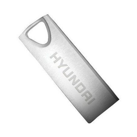 Memoria USB Hyundai U2BK/16GAS - Plata, 16 GB, USB 2.0, 10 MB/s, 3 MB/s
