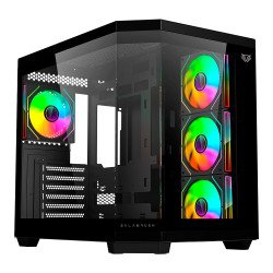 Gabinete Balam Rush med Tor tank 9600 USB 3.0, 4 vent, AR GB negro