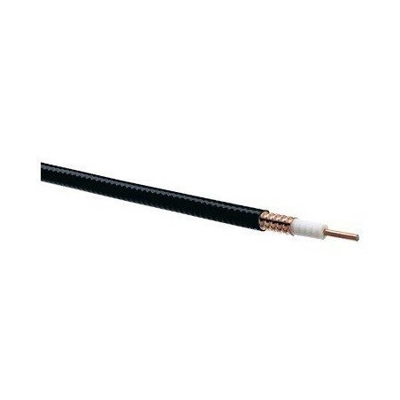 Cable coaxial Heliax de 1/2", cobre corrugado, blindado, 50 Ohm
