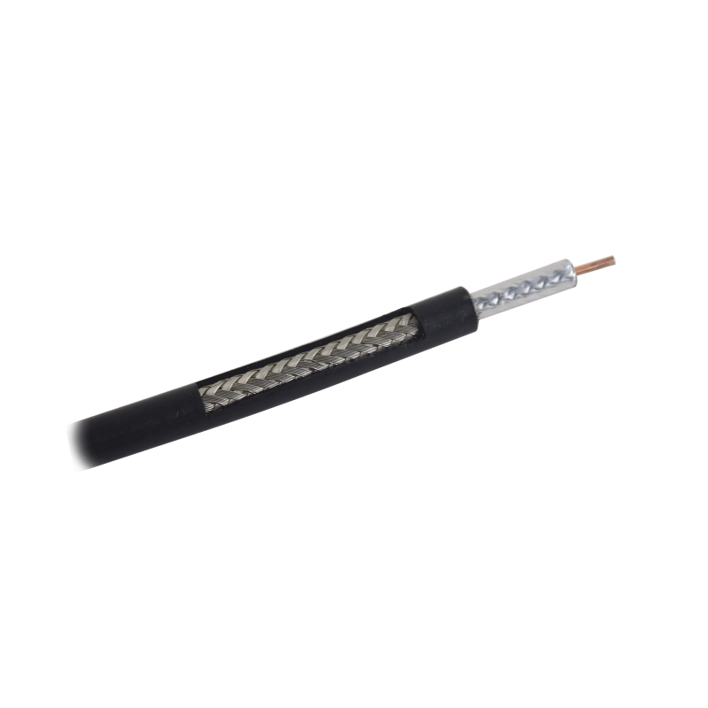 Metro de Cable Coaxial de 50 Ohm, Conductor de Cobre Sólido. 20 años de servicio al exterior.