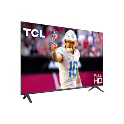Televisión TCL 43" 2K FHD Roku Dolby Digital Diseño Slim sin bordes Compatible con Google Siri Alexa Wifi 2.4 G y 5G