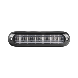 Luz auxiliar ultra brillante IP67 de 6 LEDs, color claro, con mica tra