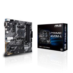 Tarjeta madre ASUS PRIME A520M-A II/CSM, AMD, Zócalo AM4, AMD Ryzen™ 3, AMD Ryzen™ 5, DDR4-SDRAM, 128 GB, DIMM