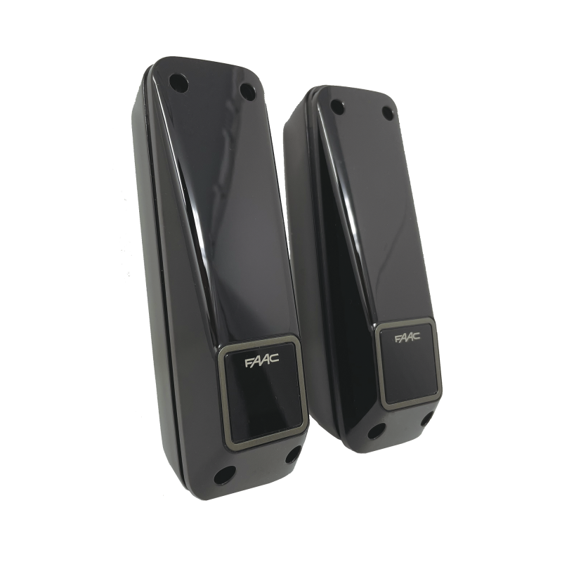 Fotocelda infrarroja XP20D (transmisor con receptor), Alcance de hasta 20 metros, Uso en barreras y motores de acceso vehicular