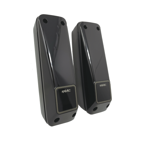 Fotocelda infrarroja XP20D (transmisor con receptor), Alcance de hasta 20 metros, Uso en barreras y motores de acceso vehicular