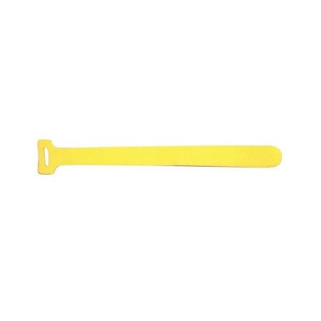 Cinto de contacto (velcro) color amarillo, 210 x 16mm (20 piezas)