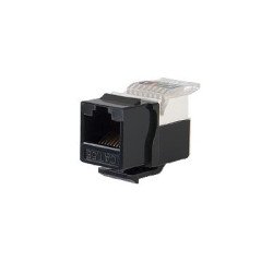 Módulo Jack Cat5e sin Herramienta, keystone - Cubierta negra