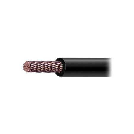Cable de Cobre Recubierto THW-LS Calibre 4/0 AWG 19 Hilos Color Negro (50 metros).