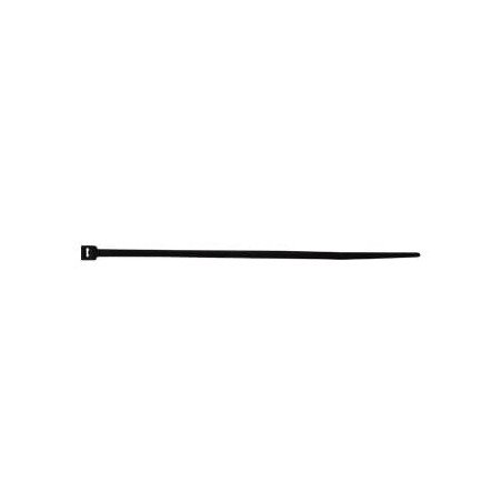 Corbata de nylon color negro, 2.5 x 100mm (1000 piezas)