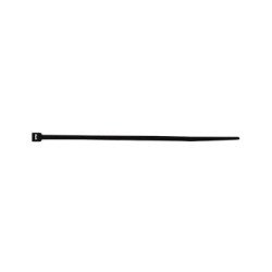 Corbata de nylon color negro, 3.2 x 142mm (1000 piezas)