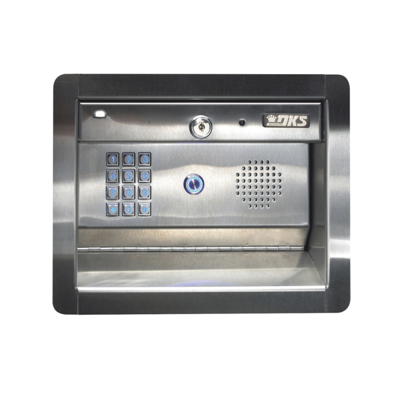 Access PLUS DKS, Atienda la puerta aún sin estar en casa, Interfon telefónico, 27 números celulares, Control de acceso, 2 puerta