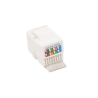Módulo jack Cat5e sin herramienta, keystone - cubierta blanca