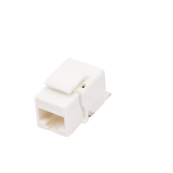 Módulo jack Cat5e sin herramienta, keystone - cubierta blanca