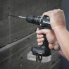Rotomartillo/taladro inalámbrico sin carbones, broquero de ½", 1,700 rpm, 18vcd, torque: 40 n.m con 2 bat. (1.5ah) y cargador.