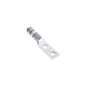 Terminal de Barril, de dos orificios, para cable 1/0 AWG, orificio de 