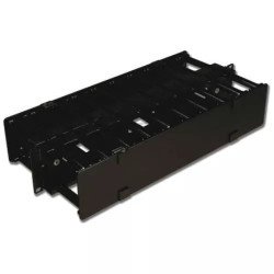 Organizador de Cable Horizontal RS3, Doble, Para Rack de 19in, 4in de profundidad, 2UR