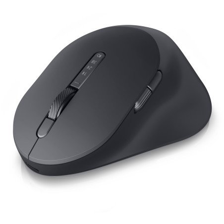 Mouse DELL MS900, Zurdo, Track-on-glass (TOG), RF inalámbrico + bluetooth, 8000 DPI, Negro