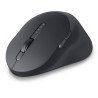 Mouse DELL MS900, Zurdo, Track-on-glass (TOG), RF inalámbrico + bluetooth, 8000 DPI, Negro