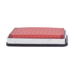 Luz de advertencia de 7x3", color rojo, ideal para ambulancias