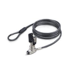 Cable de Seguridad Delgado para Laptop Compatible con Noble Wedge® de 1, 5m, Cable Antirrobo para Laptop con Candado de Llave, 2