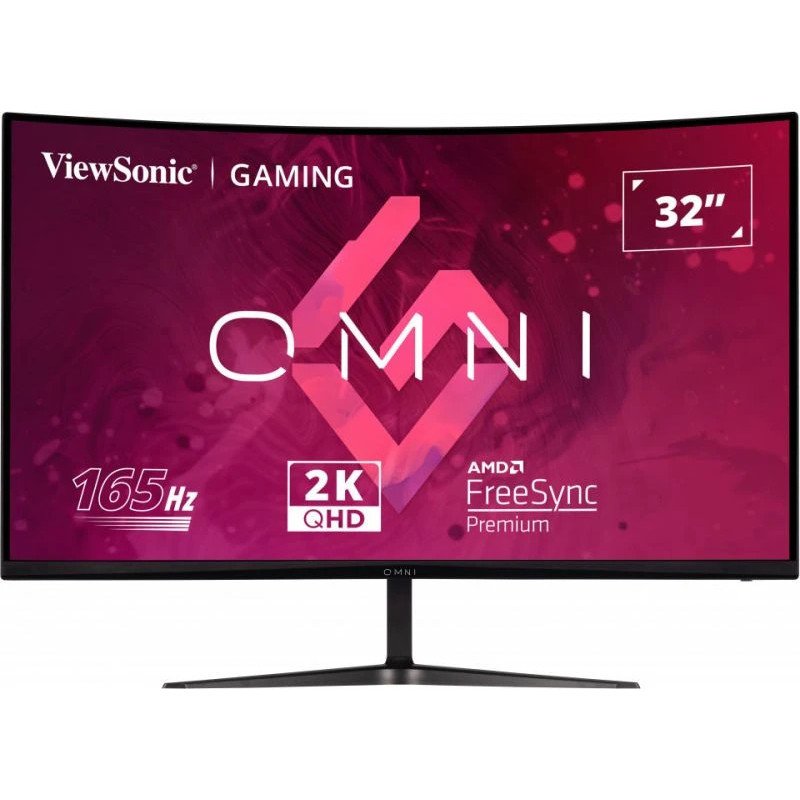 Monitor Viewsonic VX Series VX3218C-2K, 81.3 cm (32"), 2560 x 1440 Pixeles, Quad HD, LED, 1 ms, Negro