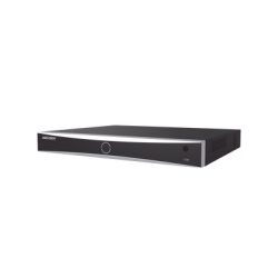 NVR 12 Megapixel (4K), 32 canales IP, 16 Puertos PoE+, Reconocimiento Facial, AcuSense (Evita Falsas Alarmas), 2 Bahías de Disco