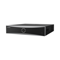 NVR 12 Megapixel (4K), 32 Canales IP, Reconocimiento Facial, AcuSense (Evita Falsas Alarmas), 8 Bahías de Disco Duro, 2 HDMI en