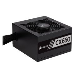 Fuente Corsair CX650 - 100 - 240 V, 47 - 63 Hz, Negro, PC
