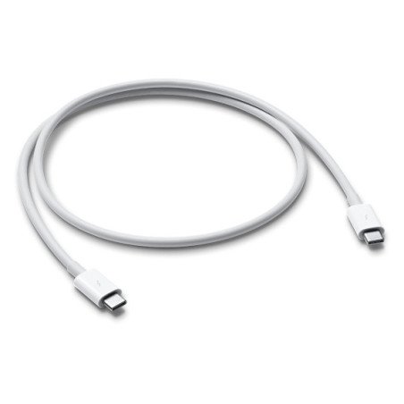Thunderbolt 3 (USB-C) Cable (0.8 m) Apple MQ4H2AM/A - Color blanco, Apple, 0.8 m, Cable Thunderbolt 3
